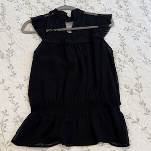 Forever 21 Black Sleeveless Blouse